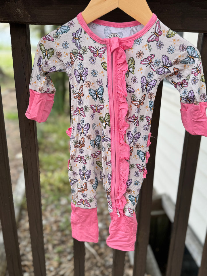 Pastel Butterfly Zippie