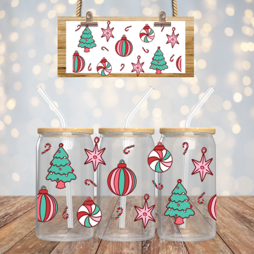 Candy Cane Christmas (16oz Wrap)