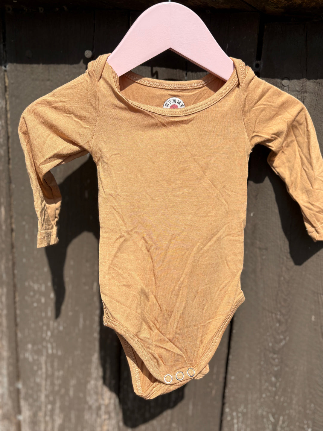 Golden Honey Long Sleeve Onesie