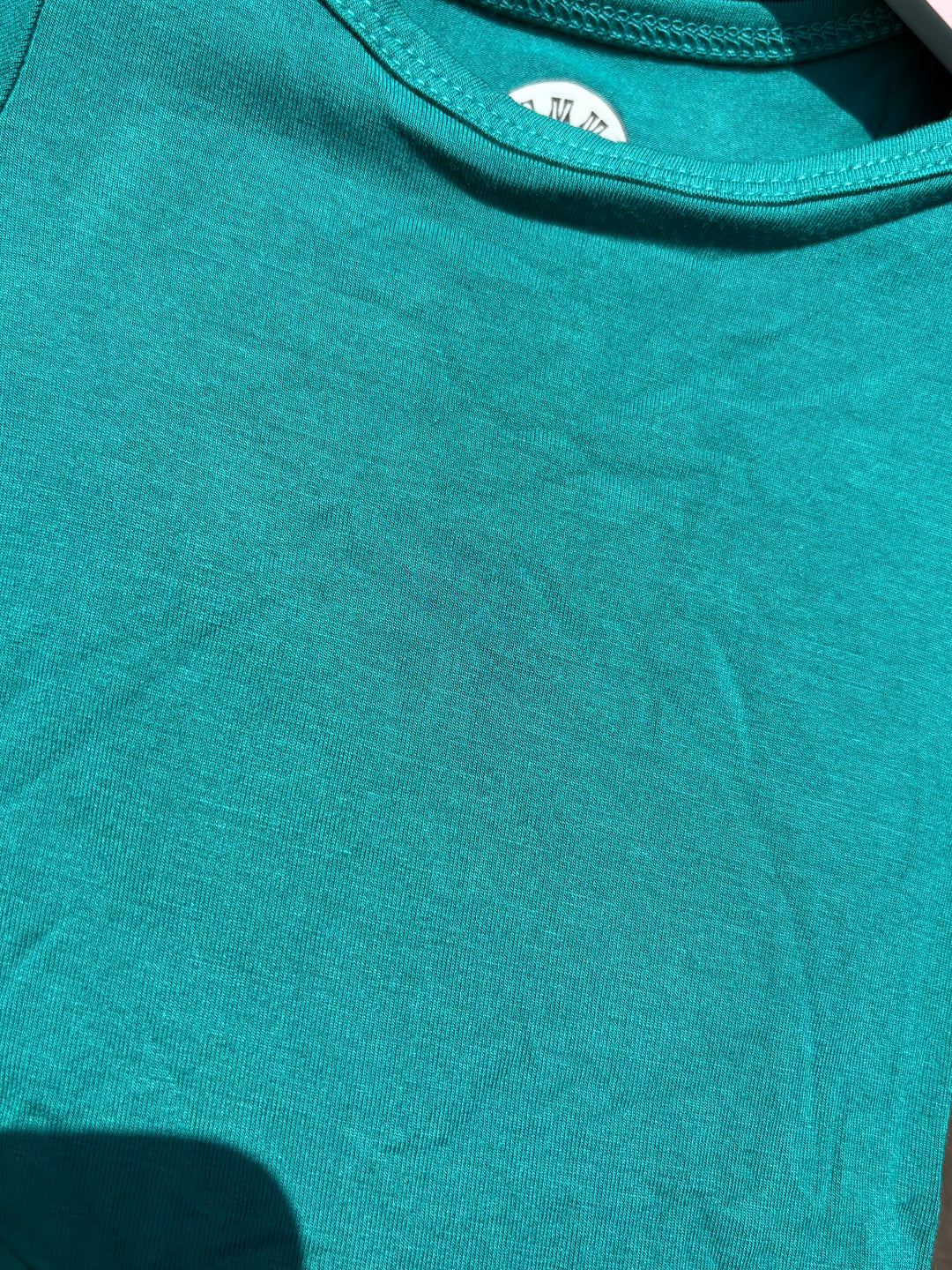 Teal Long Sleeve Onesie