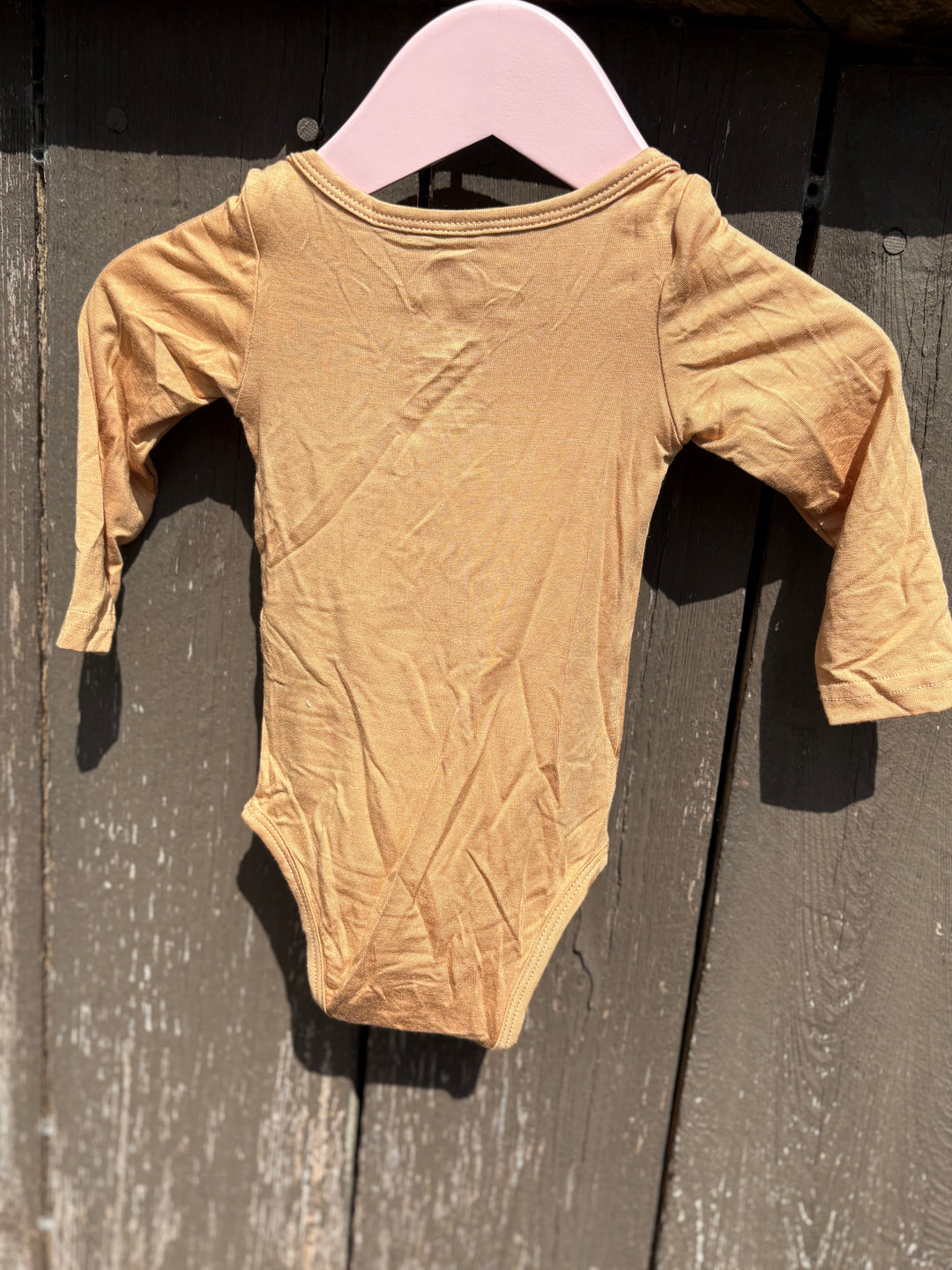 Golden Honey Long Sleeve Onesie