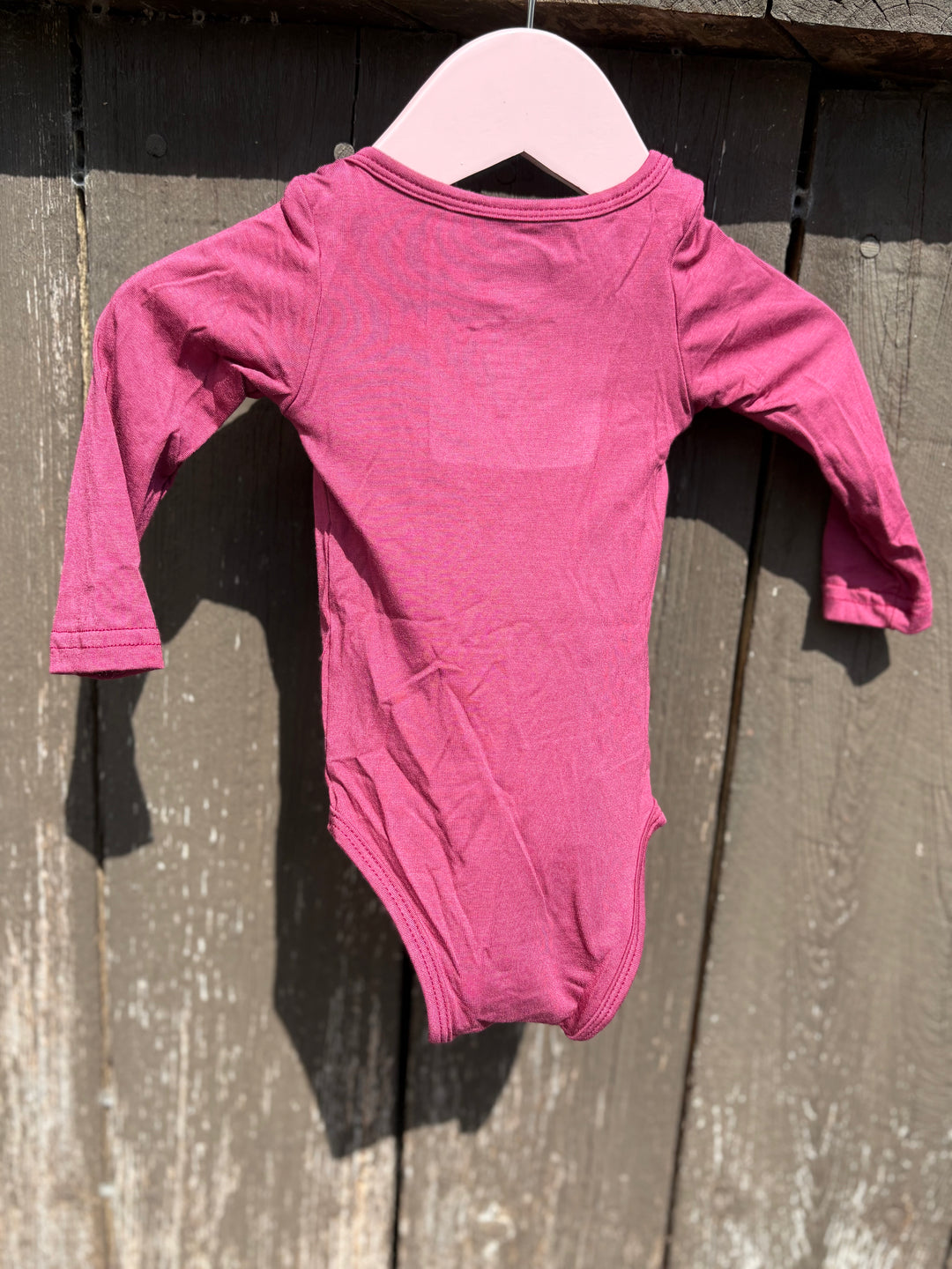 Berry Long Sleeve Onesie
