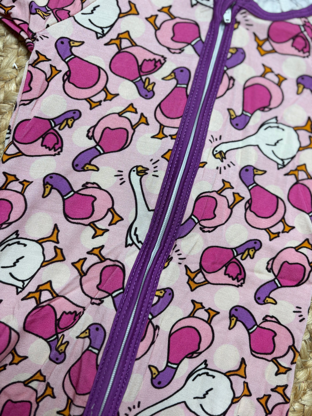 Girl Duck Duck Goose Romper