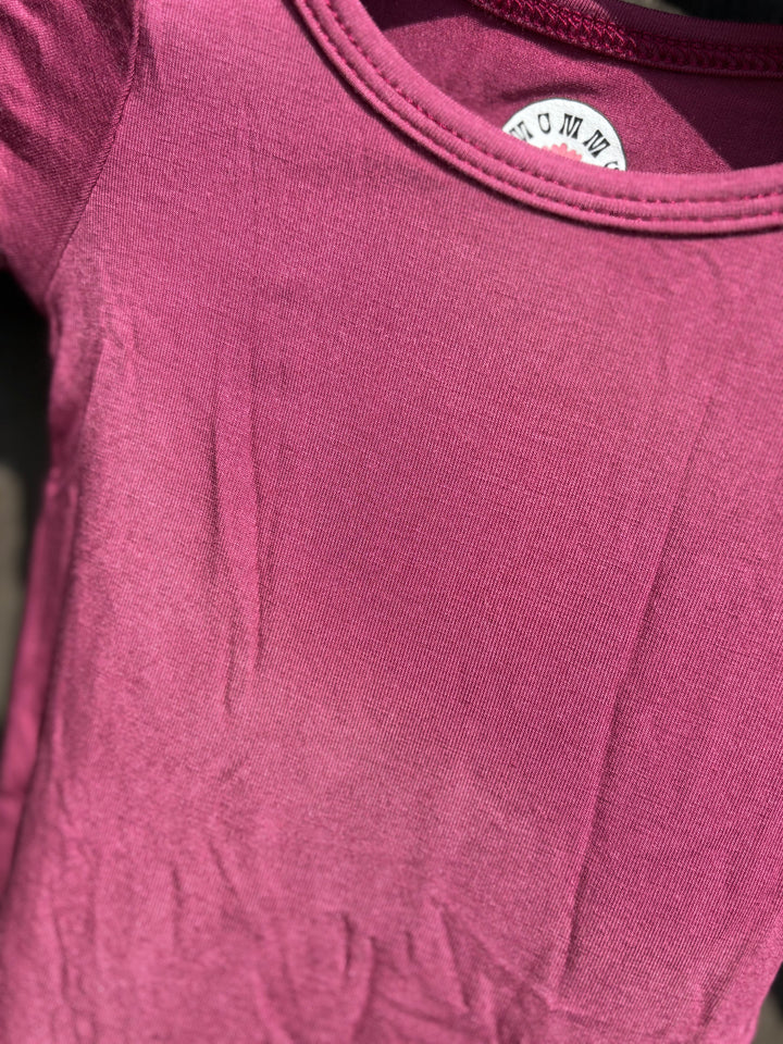 Berry Long Sleeve Onesie