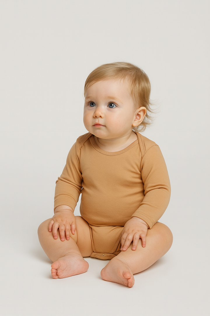 Golden Honey Long Sleeve Onesie