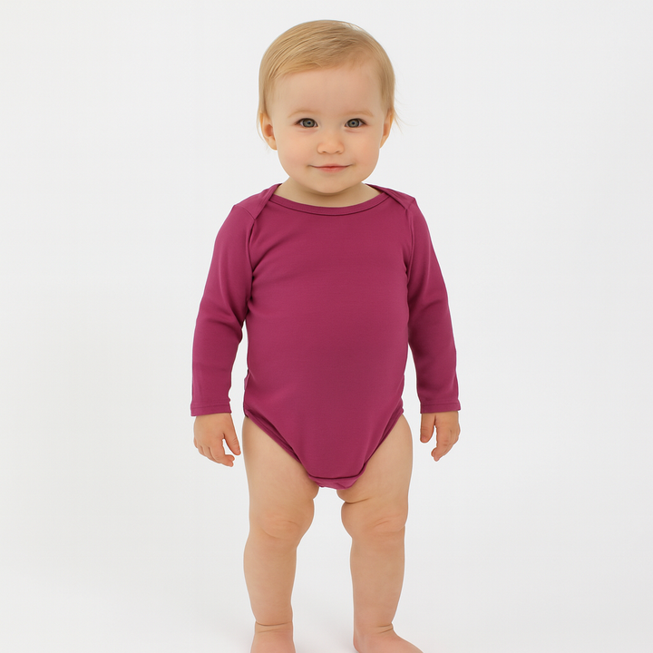 Berry Long Sleeve Onesie