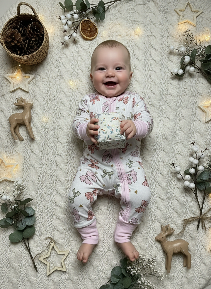 Christmas Bows Zippie