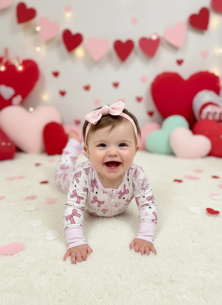 Valentine Bow Zippie