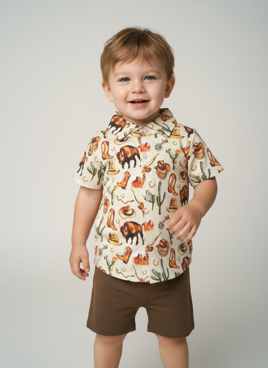 Bison 2 Piece Short Set