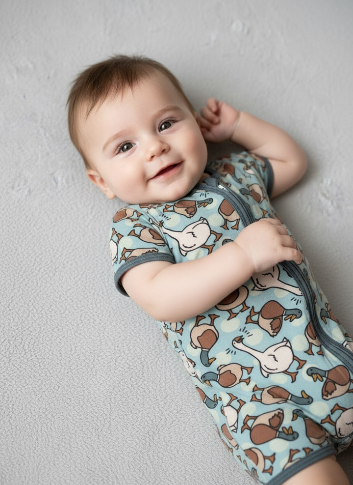 Boy Duck Duck Goose Romper