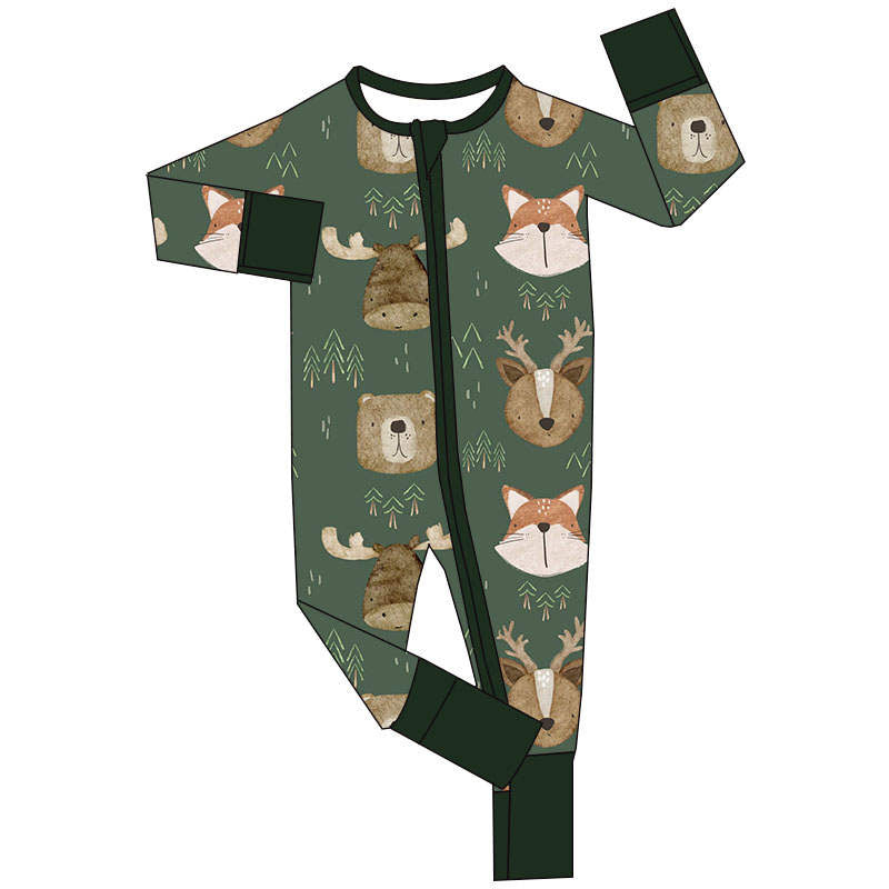 Wild Animals Bamboo Zippie