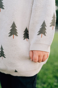 Pine Tree Knit Sweater